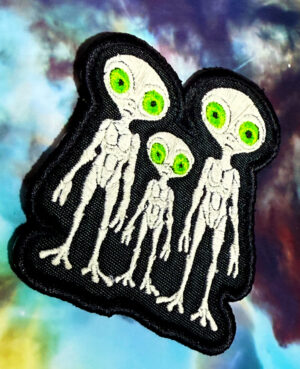 Glow in the Dark Alien Patch