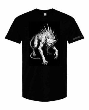 Chupacabra T-Shirt B/W Design