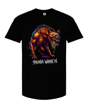 Shunka Warak’in Neon T-Shirt – Cryptid Horror Graphic Tee