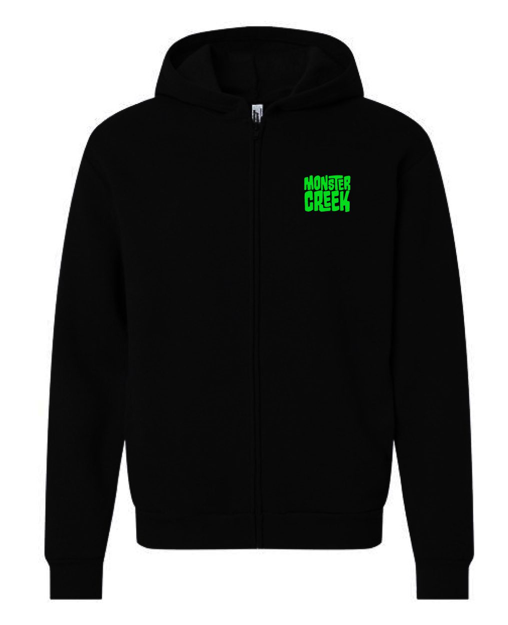 Crawfordsville Monster Zip Hoodie – Indiana Folklore Apparel - Image 2