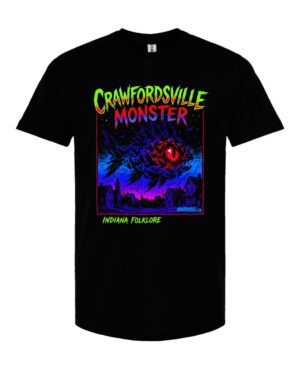 Crawfordsville Monster T-Shirt – Indiana Folklore Graphic Tee